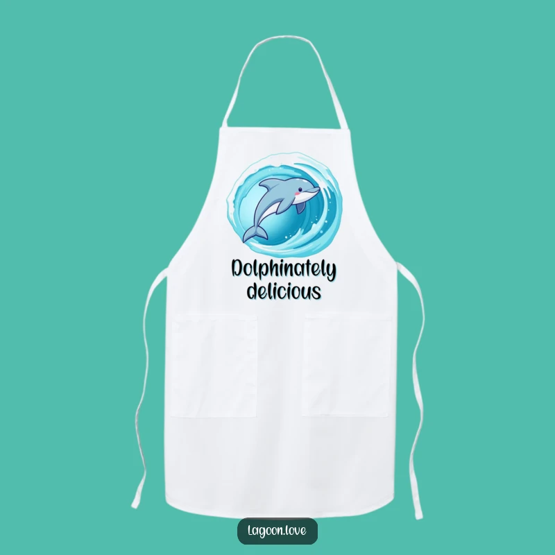 Funny Dolphin Apron: Kitchen Fun, Chef’s Playful Companion, Hilarious Gift