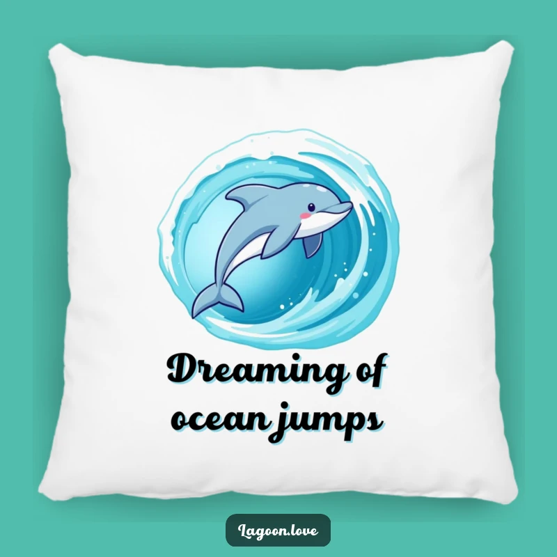 Funny Dolphin Pillow: Cozy Ocean Accent, Playful and Hilarious Gift