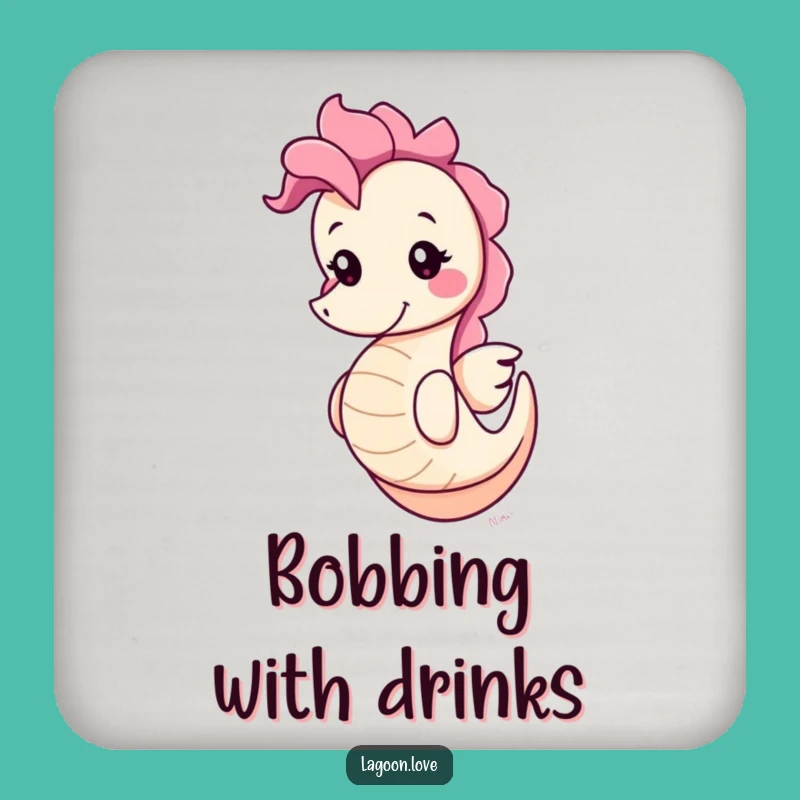 Funny Seahorse Coaster: Protect Surfaces with Underwater Charm