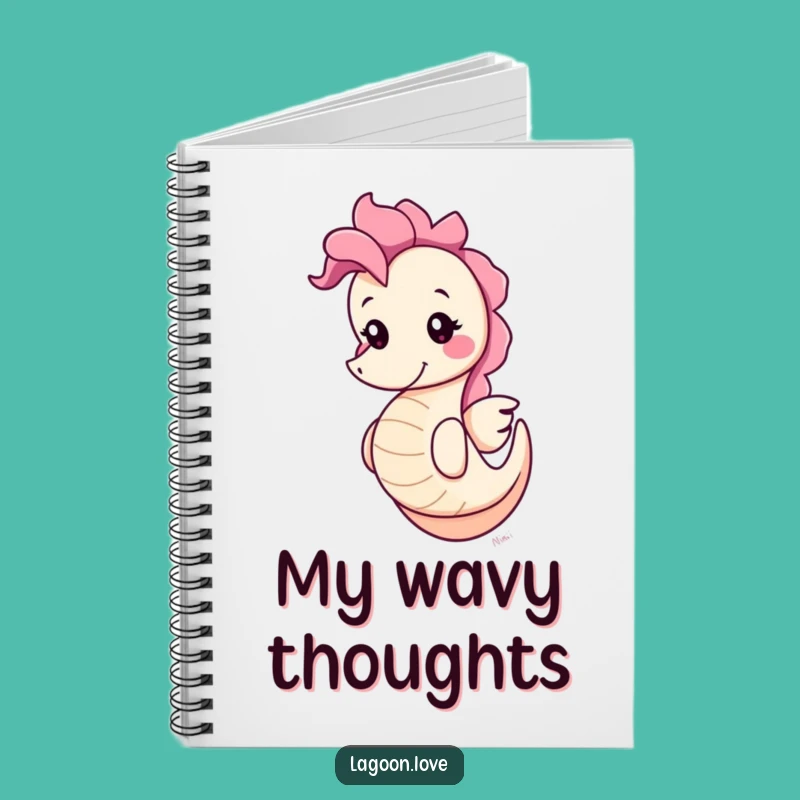 Funny Seahorse Notebook: Jot Down Ideas with a Playful Bob