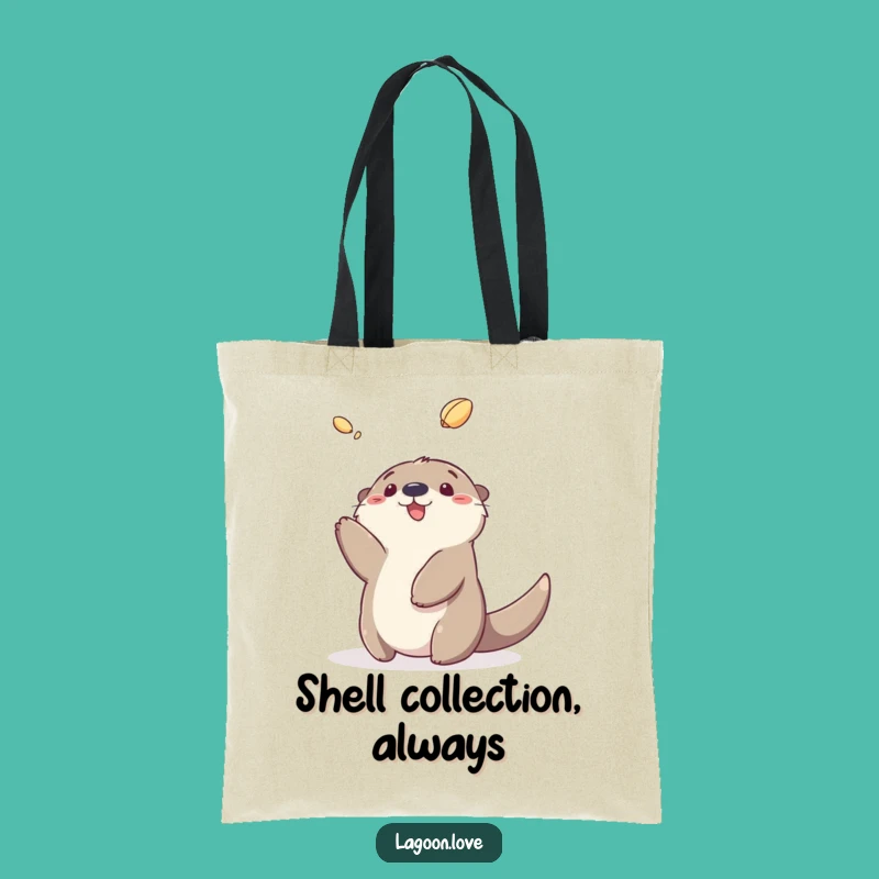 Funny Sea Otter Tote Bag - Carry Your Fun with This Playful Otter